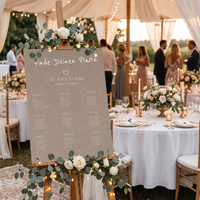 Sitzplan Hochzeit „Rustikal“ – Personalisierter Sitzplan DIN A2
