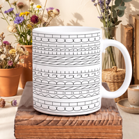 Keramik-Tasse mit Hidden Text „ich kündige innerlich“ | Lustige Kaffeetasse mit Überraschungseffekt