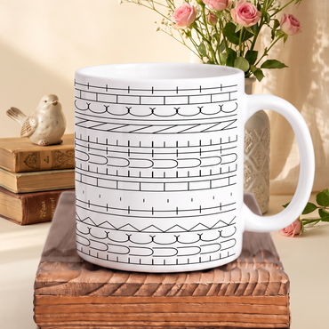 Keramik-Tasse mit Hidden Text „Fuck it, heute nicht“ | Lustige Kaffeetasse mit Überraschungseffekt