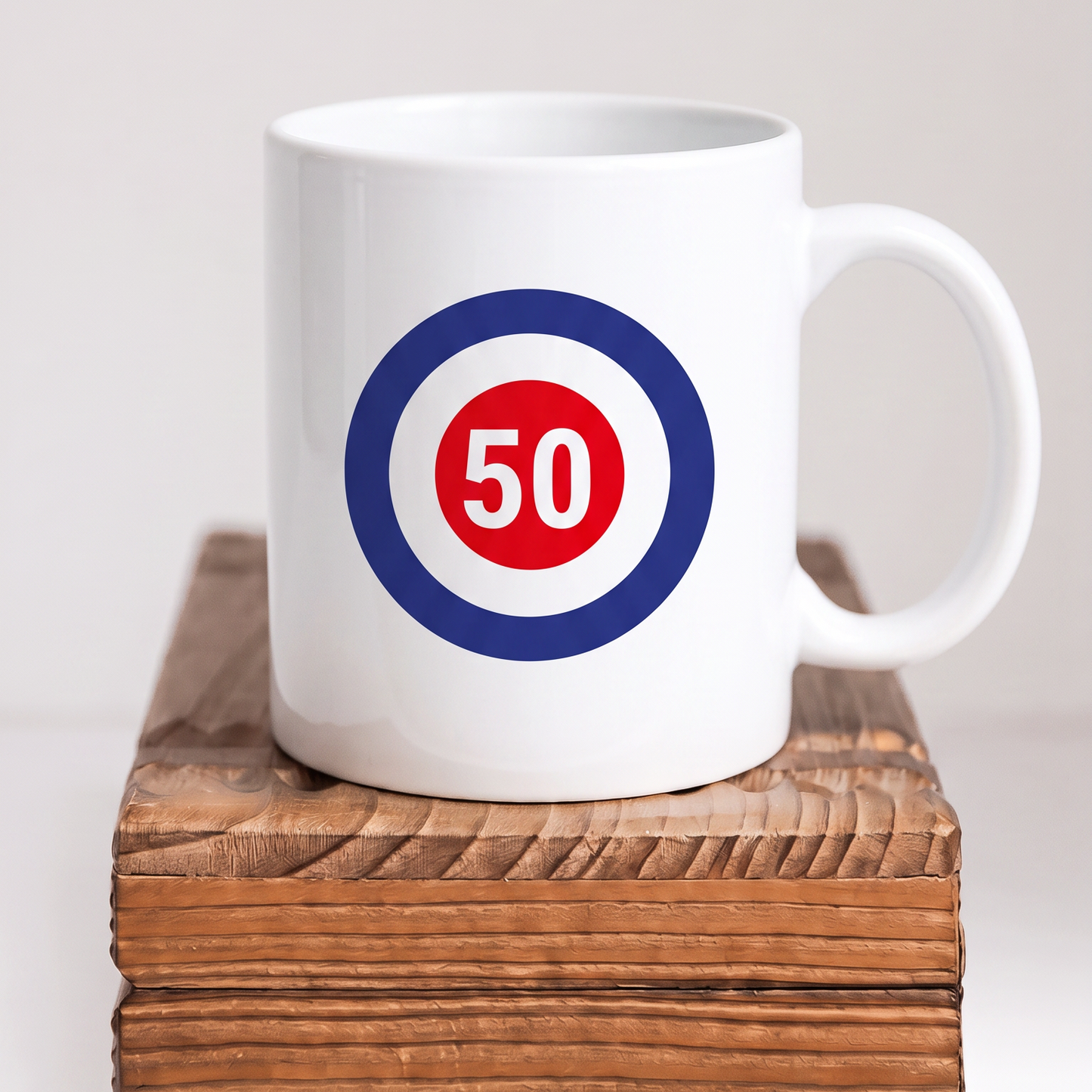 Lustige Keramik Tasse 50 Geburtstag Target 50 , Witziges Geschenk