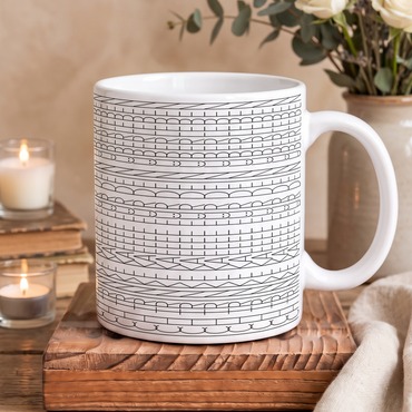 Keramik-Tasse mit Hidden Text „ich trinke Kaffee für dein überleben“ | Lustige Kaffeetasse mit Überraschungseffekt