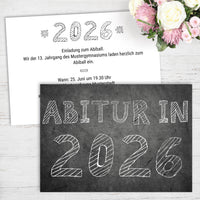Einladung zum Abiball: Abitur in ...