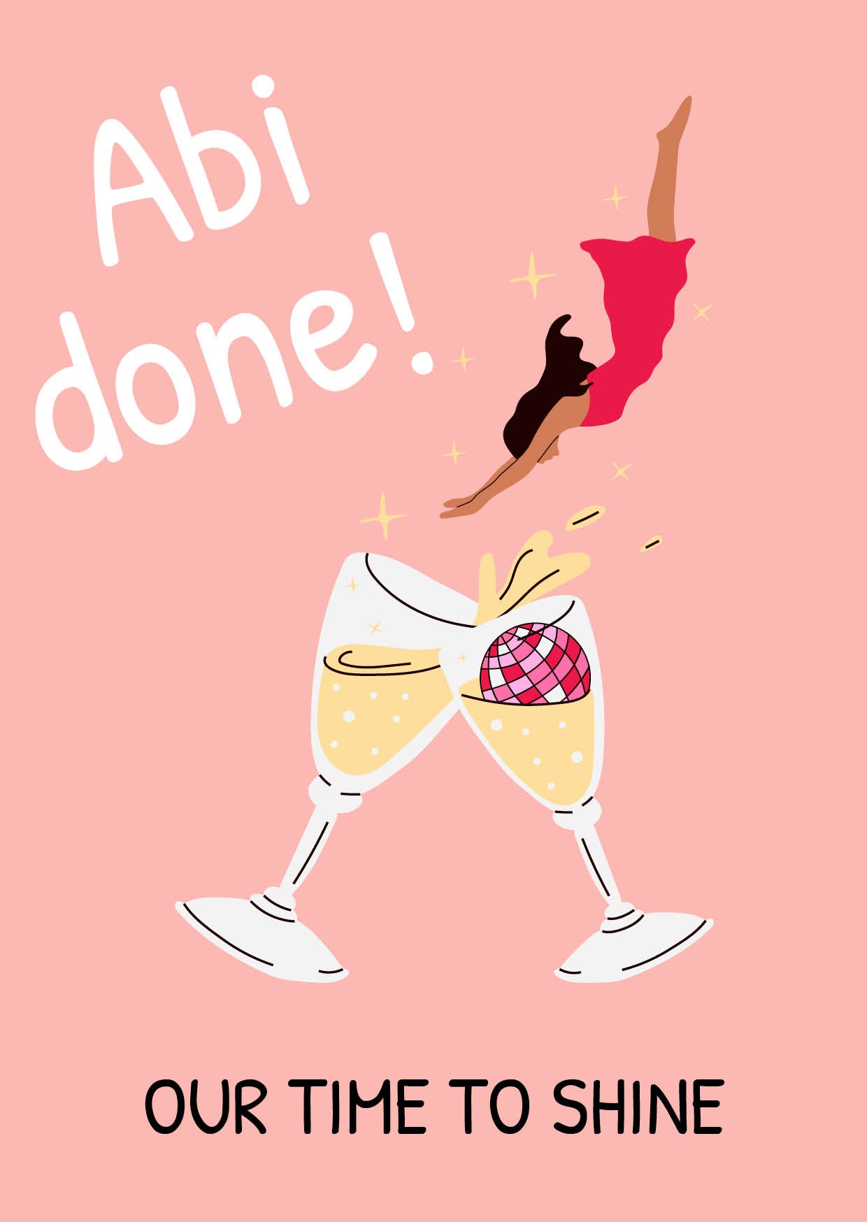 Einladung zum Abiball: Abi done! Our time to shine