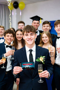 Abiball Einladung Ticket – Stylische Eintrittskarte für kreative Abschlussfeier