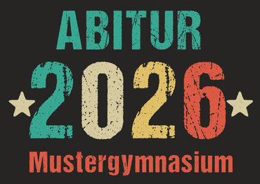 Einladung zum Abiball: Vintage