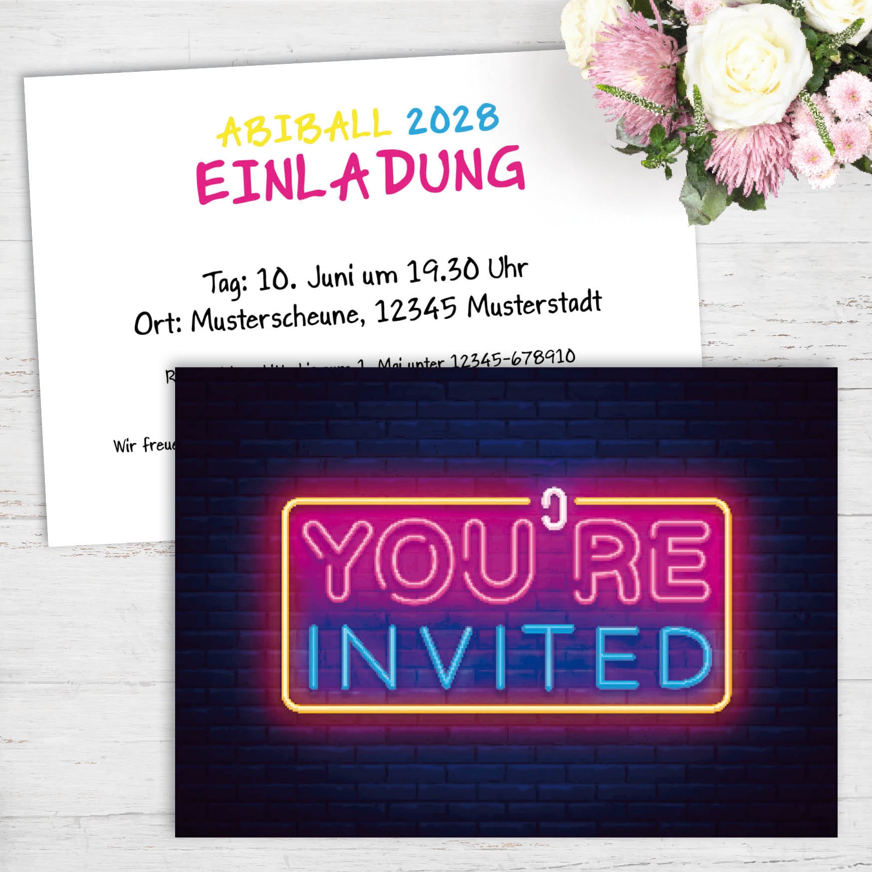 Einladung zum Abiball: You´re invited