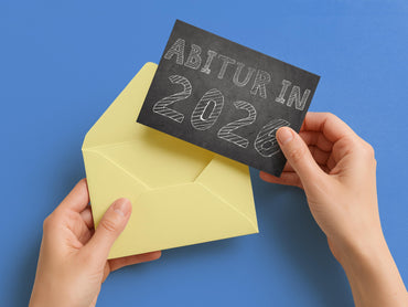 Einladung Abiball | Individuelle Abiball Karte mit Kreidetafel Design für Eure Abschlussfeier