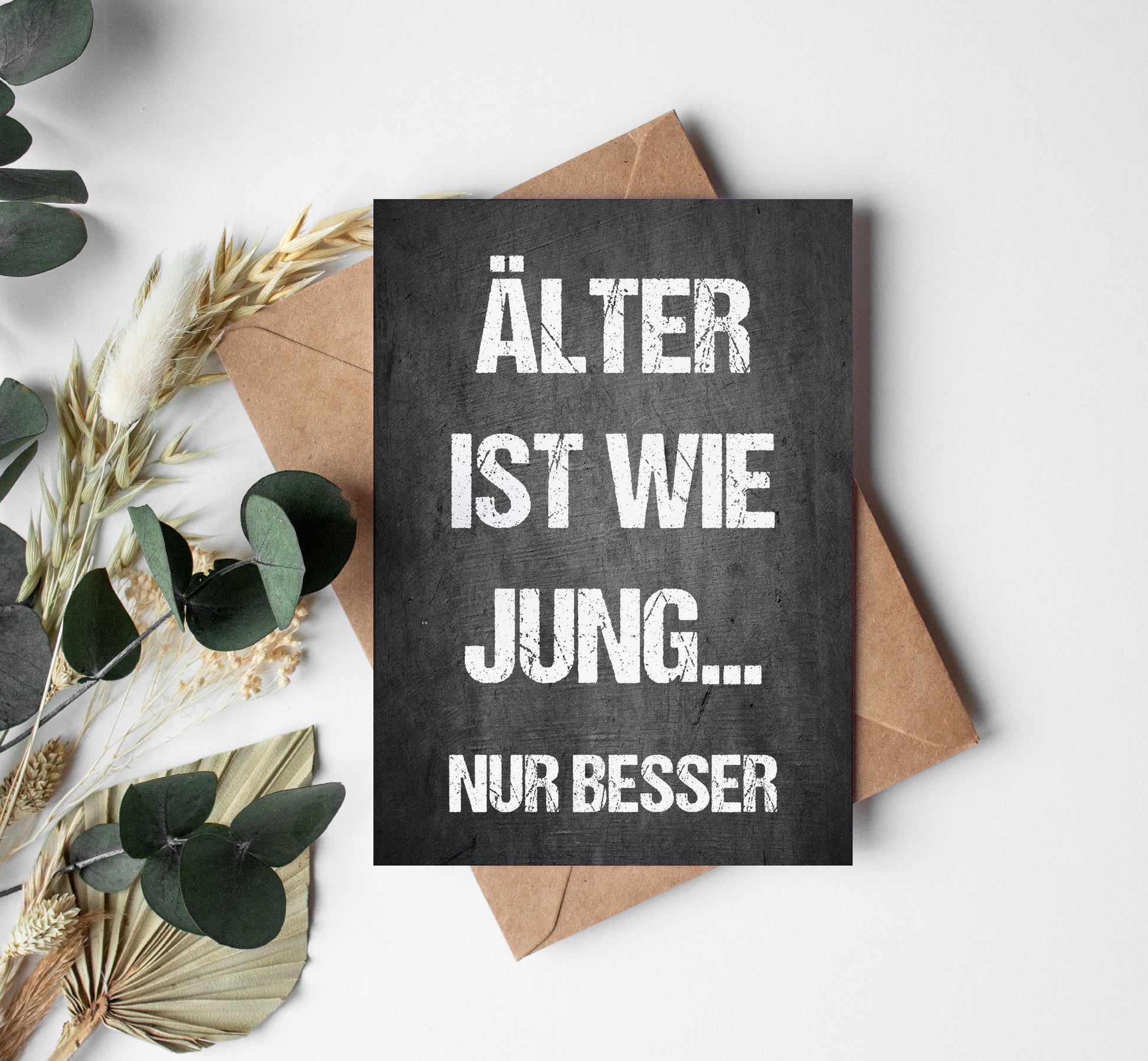 Einladung zum Geburtstag: Älter ist wie jung... nur besser - Individuelle Einladung