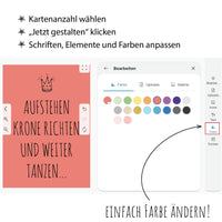 Einladung zum Geburtstag: Krone richten und weiter tanzen