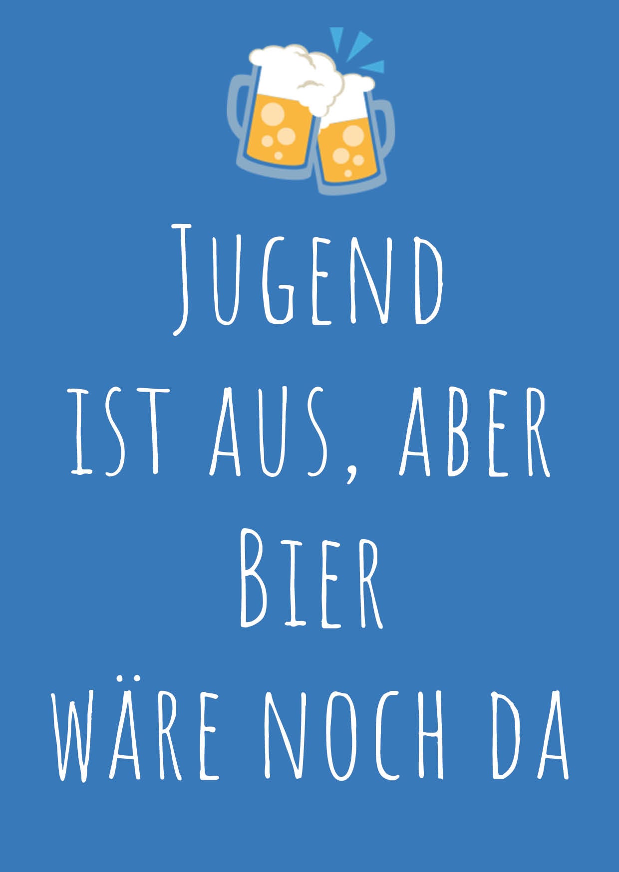 Einladung zum Geburtstag: Bier wäre noch da