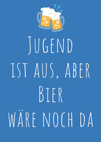 Einladung zum Geburtstag: Bier wäre noch da