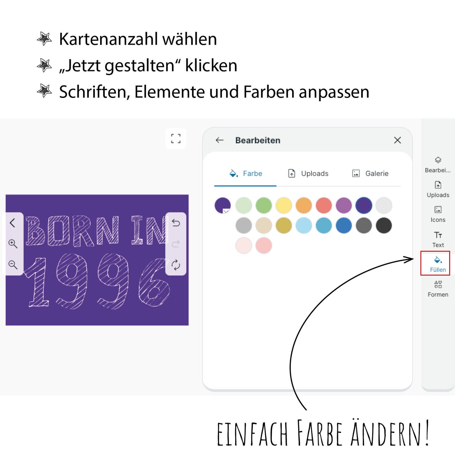 Einladung zum 30. Geburtstag: Born in 1996