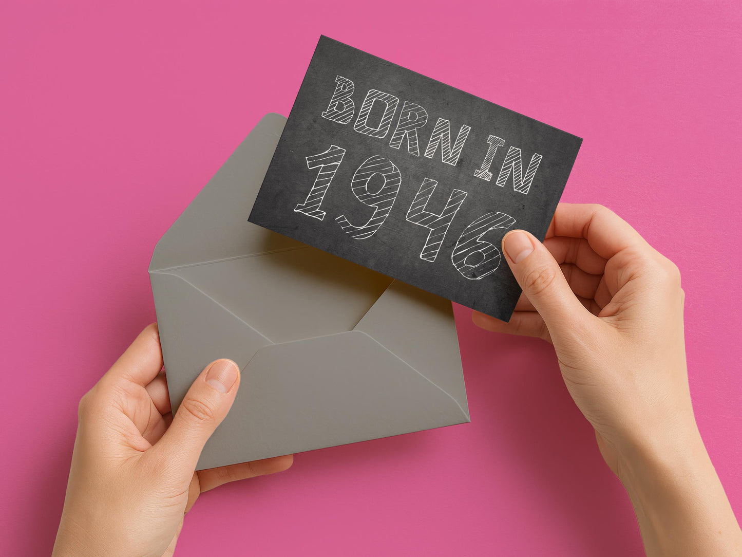 Einladung zum 80. Geburtstag: Born in 1946