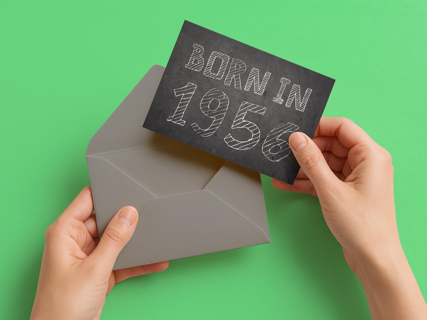 Einladung zum 70. Geburtstag: Born in 1956