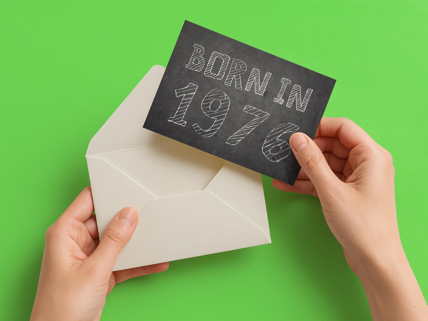 Einladung zum 50. Geburtstag: Born in 1976