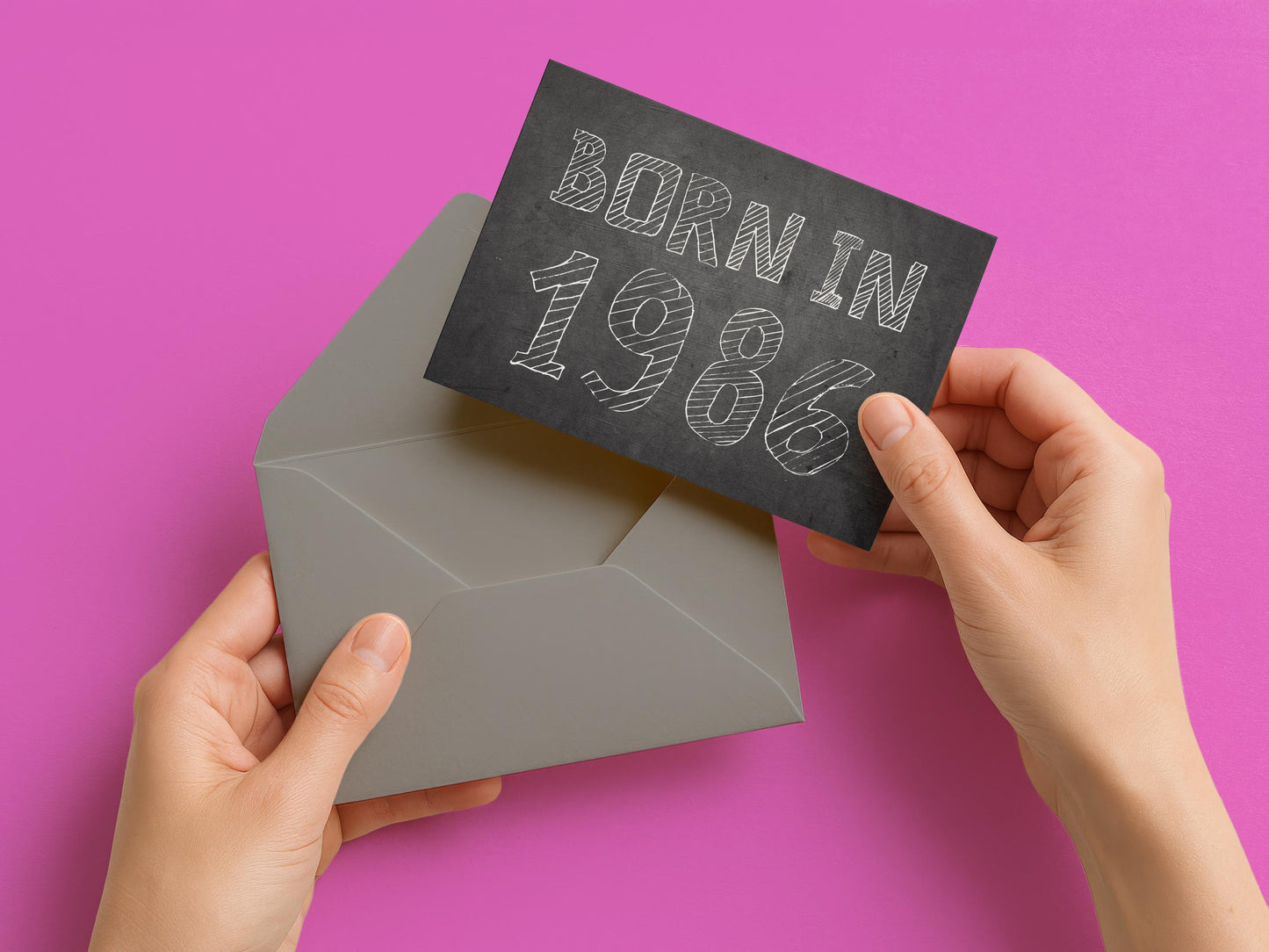 Einladung zum 40. Geburtstag: Born in 1986