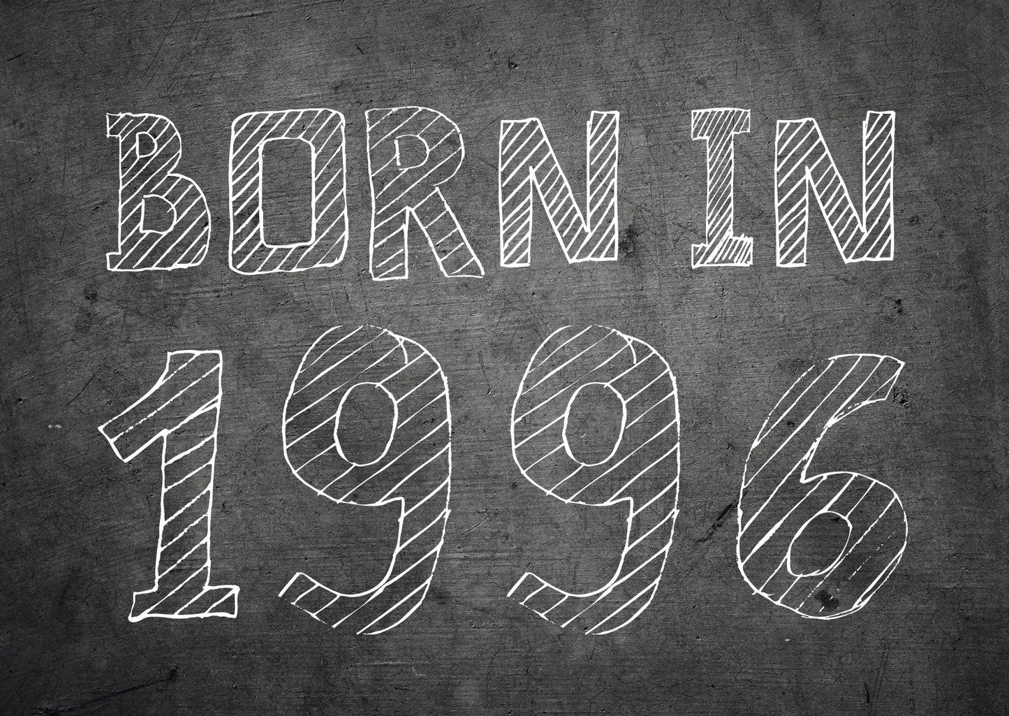 Einladung zum 30. Geburtstag: Born in 1996