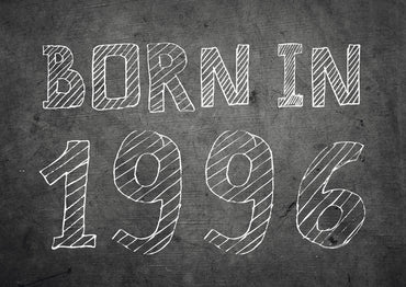 Einladung zum 30. Geburtstag: Born in 1996