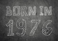 Einladung zum 50. Geburtstag: Born in 1976