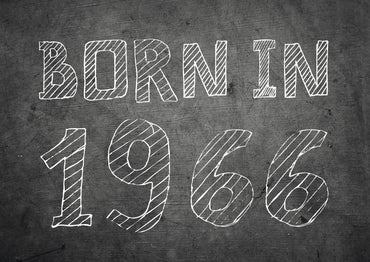 Einladung zum 60. Geburtstag: Born in 1966