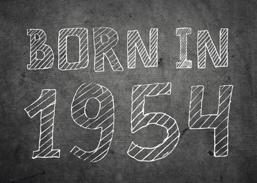 Einladung zum 70. Geburtstag: Born in 1954 Individuelle Einladung