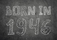 Einladung zum 80. Geburtstag: Born in 1946