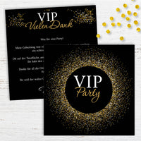 Danksagung Geburtstag: VIP Party