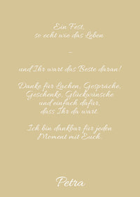 Danksagung Geburtstag: bunt mit Foto hochformat