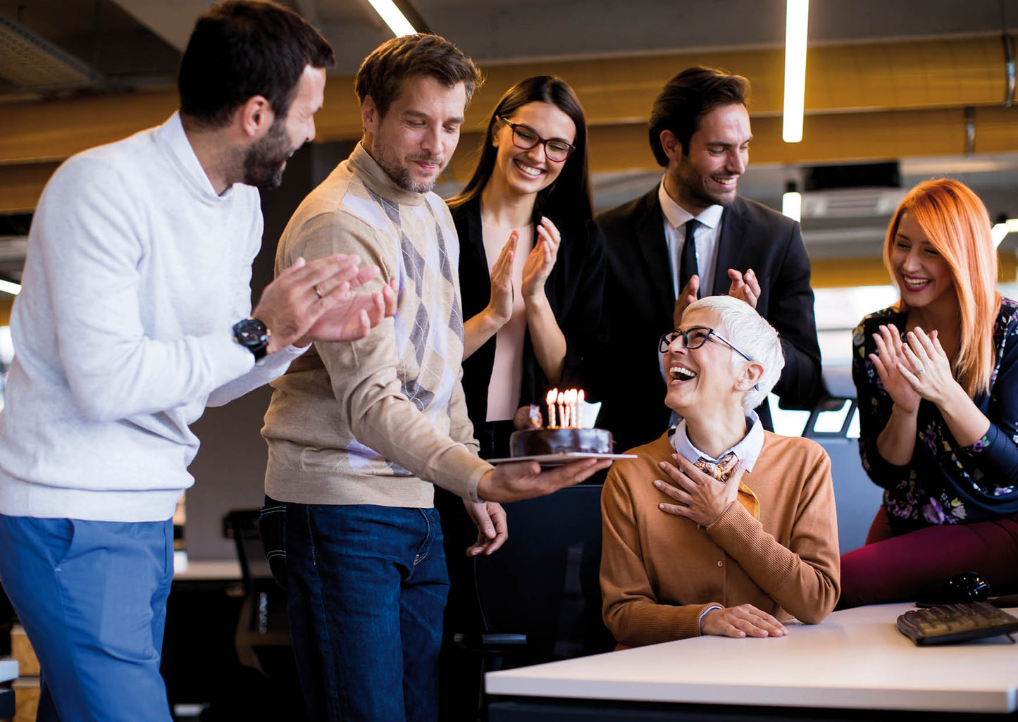 Danksagung Geburtstag: Weiß mit Foto querformat