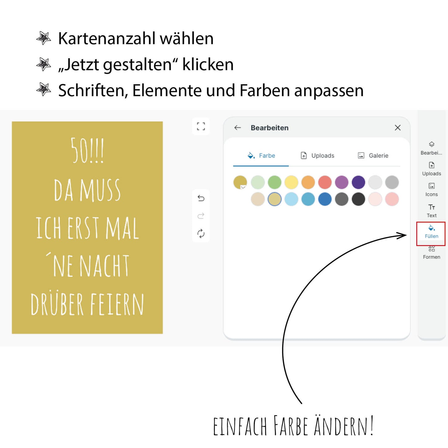 Einladung zum 50. Geburtstag: Da muss ich erst mal ´ne Nacht drüber feiern