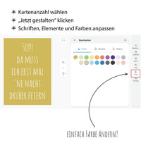 Einladung zum 50. Geburtstag: Da muss ich erst mal ´ne Nacht drüber feiern