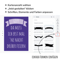 Einladung zum 60. Geburtstag: Da muss ich erst mal ´ne Nacht drüber feiern