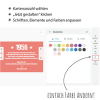Einladung zum 70. Geburtstag:  Ereignisse aus dem Jahr 1956