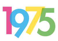 Einladung zum 50. Geburtstag: Jahreszahl 1975