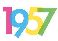 Einladung zum 70. Geburtstag: Jahreszahl 1957