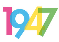 Einladung zum 80. Geburtstag: Jahreszahl 1947