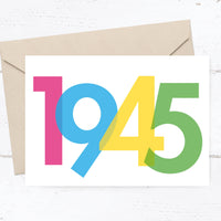 Einladung zum 80. Geburtstag: Jahrgang 1945