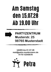 Einladung zum 70. Geburtstag: Let’s Party mit Foto!