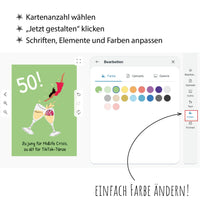 Einladung zum 50. Geburtstag: Zu jung für Midlife-Crisis, zu alt für TikTok-Tänze