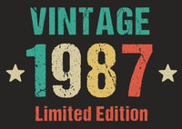 Einladung zum 40. Geburtstag: Vintage 1987