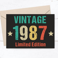 Einladung zum 40. Geburtstag: Vintage 1987