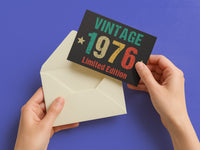 Einladung zum 50. Geburtstag: Vintage 1976