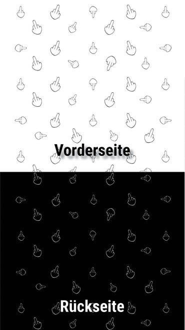 Lustiges Geschenkpapier 3er Set Mittelfinger, Geburtstag Geschenkpapier, Grußkarten mit Umschlägen - Individuelle Einladung