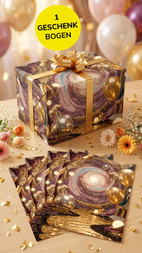 Edles Geschenkpapier 1 Bogen VIP - witziges Motiv zum Geburtstag