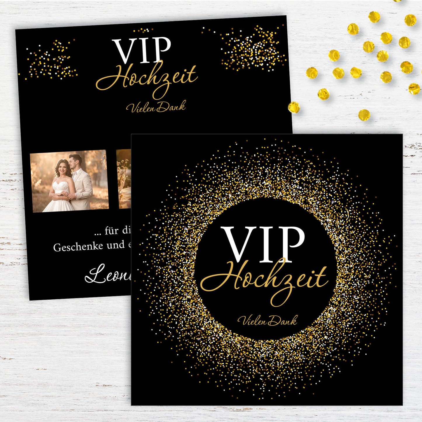 Danksagungskarten zur Hochzeit: VIP Hochzeit