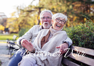 Einladung zur Goldenen Hochzeit: Für immer wir - mit Foto