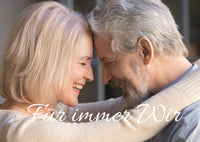 Einladung zur Silbernen Hochzeit: Für immer wir - mit Foto