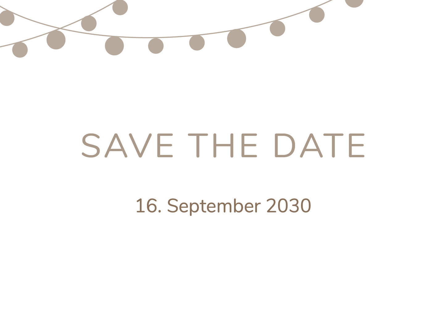 Save the Date Karten: Lampions