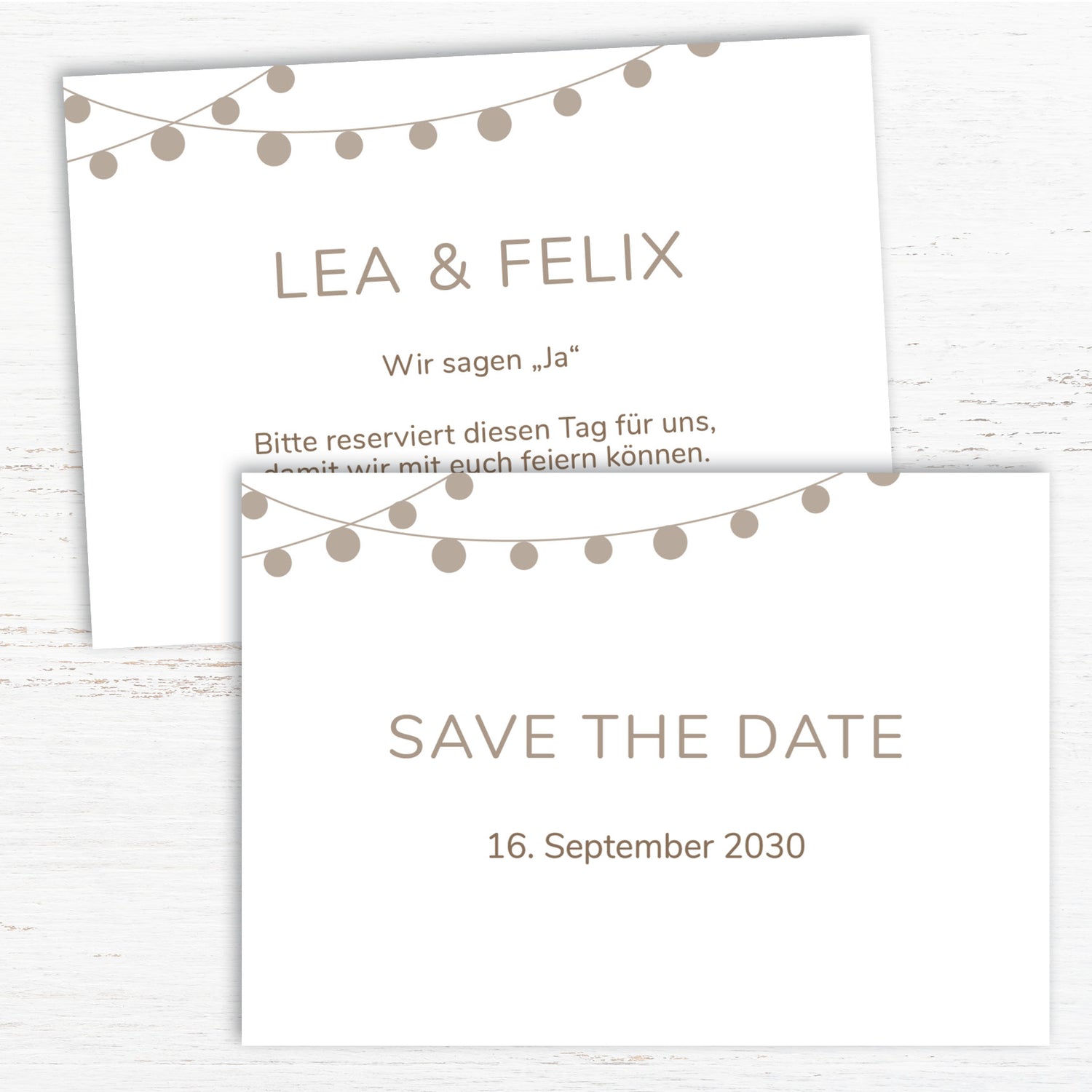 Hochzeit Kollektion Lampions