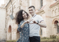 Danksagungskarten zur Hochzeit: Urlaubsfoto in Bluedust